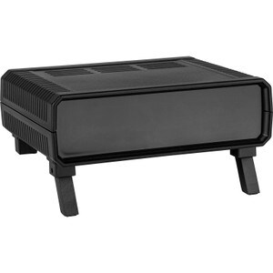 Plastic Vented Project Box 6.3" x 5.13" x 1.89" with Fold Out Front Legs